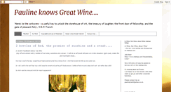 Desktop Screenshot of paulineknowsgreatwine.blogspot.com