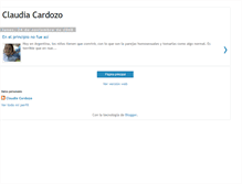 Tablet Screenshot of claudiacardozo.blogspot.com