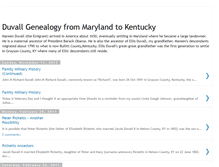 Tablet Screenshot of duvallgenealogy.blogspot.com