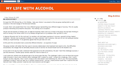 Desktop Screenshot of mylifewithalcohol.blogspot.com