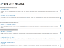 Tablet Screenshot of mylifewithalcohol.blogspot.com