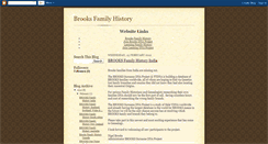 Desktop Screenshot of brooksfamilyhistoryblog.blogspot.com