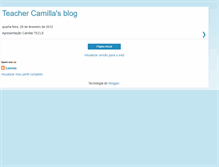 Tablet Screenshot of camillasmoraes.blogspot.com