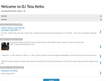 Tablet Screenshot of dj-tatakeiko.blogspot.com