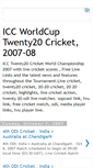 Mobile Screenshot of iccworldcuptwenty20.blogspot.com