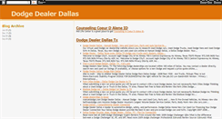 Desktop Screenshot of dodgedealerdallas.blogspot.com