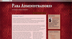 Desktop Screenshot of paraadministradores.blogspot.com