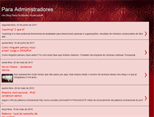 Tablet Screenshot of paraadministradores.blogspot.com