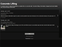Tablet Screenshot of concrete-lifting.blogspot.com