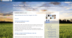 Desktop Screenshot of farmwaternews.blogspot.com