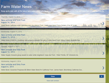 Tablet Screenshot of farmwaternews.blogspot.com