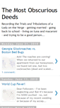 Mobile Screenshot of obscuriousdeeds.blogspot.com