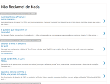 Tablet Screenshot of naoreclameidenada.blogspot.com