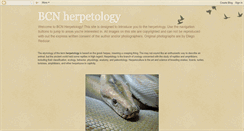 Desktop Screenshot of herpetologybcn.blogspot.com