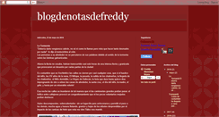 Desktop Screenshot of elblogdefreddy.blogspot.com