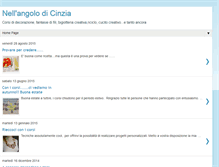 Tablet Screenshot of langolodicinzia.blogspot.com