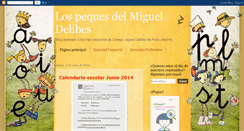 Desktop Screenshot of lospequesdelmigueldelibes.blogspot.com