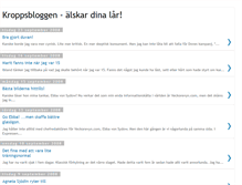 Tablet Screenshot of kroppsbloggen.blogspot.com