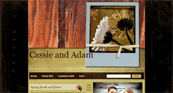 Desktop Screenshot of cassie-adam.blogspot.com