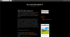 Desktop Screenshot of blakkkrabbit.blogspot.com