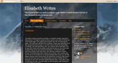 Desktop Screenshot of elisabethshuker.blogspot.com