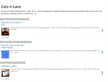 Tablet Screenshot of cats-n-lace.blogspot.com