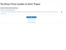 Tablet Screenshot of flydirectsainttropez.blogspot.com