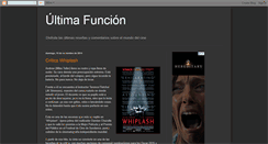 Desktop Screenshot of funcionultima.blogspot.com