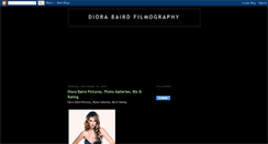 Desktop Screenshot of biography-diora-baird.blogspot.com