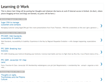 Tablet Screenshot of learning-at-work.blogspot.com