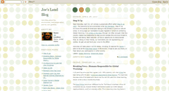 Desktop Screenshot of joeslandblog.blogspot.com