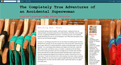 Desktop Screenshot of accidentalsuperwoman.blogspot.com