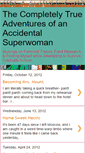 Mobile Screenshot of accidentalsuperwoman.blogspot.com