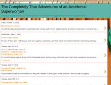 Tablet Screenshot of accidentalsuperwoman.blogspot.com