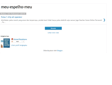 Tablet Screenshot of meu-espelho-meu.blogspot.com