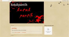 Desktop Screenshot of kotakpantih.blogspot.com