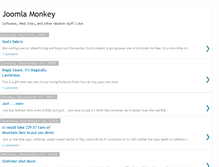 Tablet Screenshot of joomlamonkey.blogspot.com