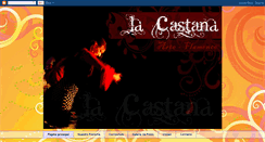 Desktop Screenshot of lacastaniaarteflamenco.blogspot.com