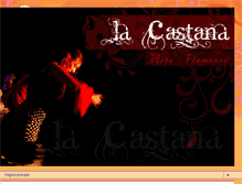 Tablet Screenshot of lacastaniaarteflamenco.blogspot.com