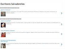 Tablet Screenshot of escritoressalvadorenos.blogspot.com