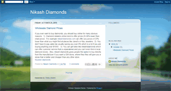 Desktop Screenshot of nikashdiamonds.blogspot.com