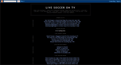 Desktop Screenshot of livesoccer-ontv.blogspot.com