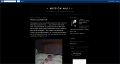 Desktop Screenshot of missionmali.blogspot.com