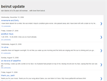 Tablet Screenshot of beirutupdate.blogspot.com