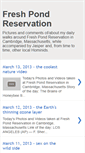 Mobile Screenshot of freshpondreservation.blogspot.com