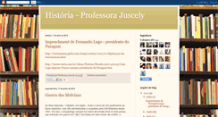 Desktop Screenshot of professorajuscely.blogspot.com