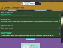 Tablet Screenshot of llamaopalescente.blogspot.com