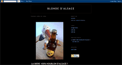 Desktop Screenshot of blondealsace.blogspot.com