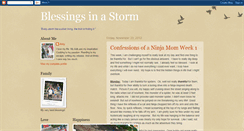 Desktop Screenshot of blessingsinastorm.blogspot.com