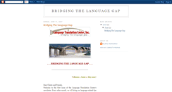 Desktop Screenshot of bridgingthelanguagegap.blogspot.com